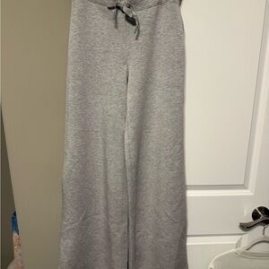 Gray Wide-Leg Lounge Pants